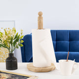 Travertine Marble Paper Towel Holder – Freestanding Natural Stone Roll Stand for Kitchen & Bathroom (Copy)