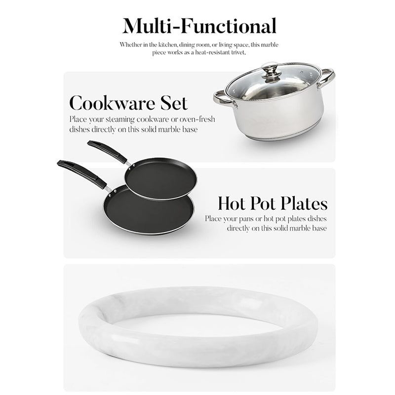 Heat Resistant Trivets For Hot Pots, Pans, And Dishes - Kitchen Table Protector Mats