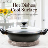 Marble Trivets Stone Trivet Set of 2 for Hot Dishes, Hot Pots and Pans - Modern Pot Holders for Kitchen Countertop Essentials & Dining Table Decor