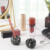 Marble Toothbrush Holders Set  Stone Mini Tooth Brush Holder for Bathroom Decor