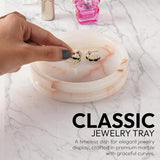 Travertine Jewelry Tray Earring Display & Jewelry Organizer - Decorative Tray Room Décor