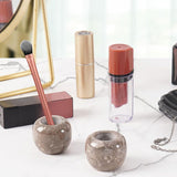 Marble Toothbrush Holders Set  Stone Mini Tooth Brush Holder for Bathroom Decor