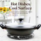 Marble Trivets Stone Trivet Set of 2 for Hot Dishes, Hot Pots and Pans - Modern Pot Holders for Kitchen Countertop Essentials & Dining Table Decor