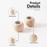 Marble Toothbrush Holders Set  Stone Mini Tooth Brush Holder for Bathroom Decor