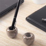 Marble Toothbrush Holders Set  Stone Mini Tooth Brush Holder for Bathroom Decor