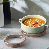 Marble Trivets Stone Trivet Set of 2 for Hot Dishes, Hot Pots and Pans - Modern Pot Holders for Kitchen Countertop Essentials & Dining Table Decor