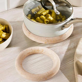Marble Trivets Stone Trivet Set of 2 for Hot Dishes, Hot Pots and Pans - Modern Pot Holders for Kitchen Countertop Essentials & Dining Table Decor