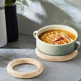 Marble Trivets Stone Trivet Set of 2 for Hot Dishes, Hot Pots and Pans - Modern Pot Holders for Kitchen Countertop Essentials & Dining Table Decor