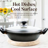 Marble Trivets Stone Trivet Set of 2 for Hot Dishes, Hot Pots and Pans - Modern Pot Holders for Kitchen Countertop Essentials & Dining Table Decor