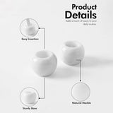 Marble Toothbrush Holders Set  Stone Mini Tooth Brush Holder for Bathroom Decor