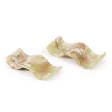 Marble Chopstick Holder Set of 2 for Table Handmade Chopstick Organizer