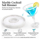 Marble Salt Rimmer — Natural Stone Cocktail Rimmer & Margarita Glass Rimming Dish