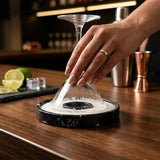 Marble Salt Rimmer — Natural Stone Cocktail Rimmer & Margarita Glass Rimming Dish