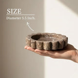 Marble Jewelry Dish — Scalloped Trinket Dish & Ring Dishes in 7 Natural Stone Colors
