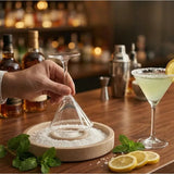 Marble Salt Rimmer — Natural Stone Cocktail Rimmer & Margarita Glass Rimming Dish
