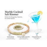 Marble Salt Rimmer — Natural Stone Cocktail Rimmer & Margarita Glass Rimming Dish