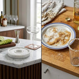 Marble Salt Rimmer — Natural Stone Cocktail Rimmer & Margarita Glass Rimming Dish