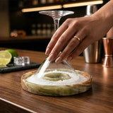 Marble Salt Rimmer — Natural Stone Cocktail Rimmer & Margarita Glass Rimming Dish