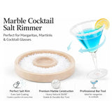 Marble Salt Rimmer — Natural Stone Cocktail Rimmer & Margarita Glass Rimming Dish