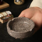 Marble Cigar Ashtray — Natural Stone Ashtray for Cigars, Home Office & Home Bar