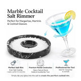 Marble Salt Rimmer — Natural Stone Cocktail Rimmer & Margarita Glass Rimming Dish
