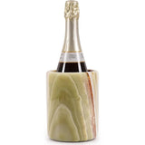 Travertine Wine Bottle Cooler - Marble Wine Holder and Chiller for Table