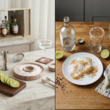 Marble Salt Rimmer — Natural Stone Cocktail Rimmer & Margarita Glass Rimming Dish