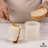 Marble Butter Keeper - Handcrafted French Butter Crock with Lid