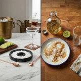 Marble Salt Rimmer — Natural Stone Cocktail Rimmer & Margarita Glass Rimming Dish