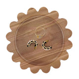 Marble Jewelry Dish — Scalloped Trinket Dish & Ring Dishes in 7 Natural Stone Colors