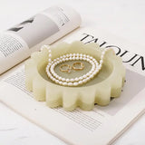 Marble Jewelry Dish — Scalloped Trinket Dish & Ring Dishes in 7 Natural Stone Colors