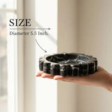 Marble Jewelry Dish — Scalloped Trinket Dish & Ring Dishes in 7 Natural Stone Colors