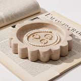 Marble Jewelry Dish — Scalloped Trinket Dish & Ring Dishes in 7 Natural Stone Colors