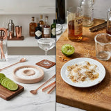 Marble Salt Rimmer — Natural Stone Cocktail Rimmer & Margarita Glass Rimming Dish
