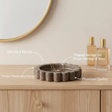 Marble Jewelry Dish — Scalloped Trinket Dish & Ring Dishes in 7 Natural Stone Colors