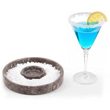 Marble Salt Rimmer — Natural Stone Cocktail Rimmer & Margarita Glass Rimming Dish