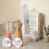 Marble Cookbook Stand for Kitchen — 8 Inch Natural Stone Recipe Book Stand