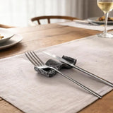 Marble Chopstick Holder Set of 2 for Table Handmade Chopstick Organizer