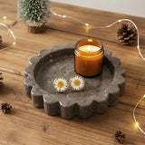 Marble Jewelry Dish — Scalloped Trinket Dish & Ring Dishes in 7 Natural Stone Colors