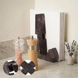 Marble Cookbook Stand for Kitchen — 8 Inch Natural Stone Recipe Book Stand