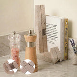 Marble Cookbook Stand for Kitchen — 8 Inch Natural Stone Recipe Book Stand
