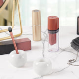 Marble Toothbrush Holders Set  Stone Mini Tooth Brush Holder for Bathroom Decor