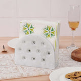Marble 5" Napkin Holder For Table, Cocktail Napkin Holders, Paper Napkins Holder & Tissue Holder