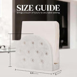 Marble 5" Napkin Holder For Table, Cocktail Napkin Holders, Paper Napkins Holder & Tissue Holder