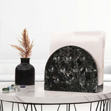 Marble 5" Napkin Holder For Table, Cocktail Napkin Holders, Paper Napkins Holder & Tissue Holder
