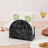 Marble 5" Napkin Holder For Table, Cocktail Napkin Holders, Paper Napkins Holder & Tissue Holder