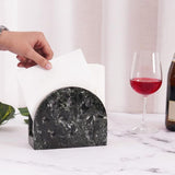 Marble 5" Napkin Holder For Table, Cocktail Napkin Holders, Paper Napkins Holder & Tissue Holder