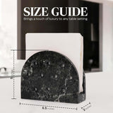 Marble 5" Napkin Holder For Table, Cocktail Napkin Holders, Paper Napkins Holder & Tissue Holder