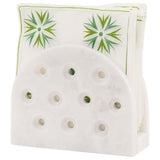 Marble 5" Napkin Holder For Table, Cocktail Napkin Holders, Paper Napkins Holder & Tissue Holder