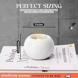 Marble Tealight Candles White Holder Handmade White Votive Candle Holders